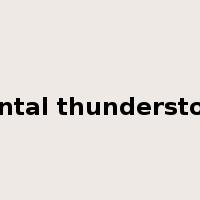 frontal thunderstorm是什么意思