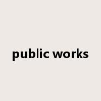 public works是什么意思