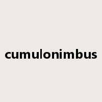 cumulonimbus是什么意思