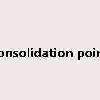 consolidation point是什么意思