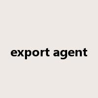 export agent是什么意思