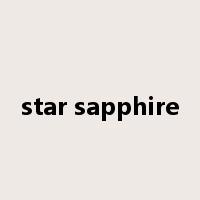 star sapphire是什么意思