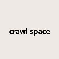 crawl space是什么意思