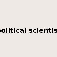 political scientist是什么意思