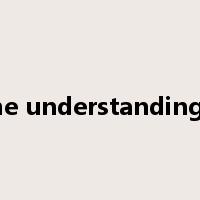 on the understanding that是什么意思