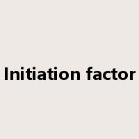 Initiation factor是什么意思