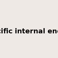 specific internal energy是什么意思