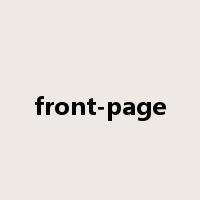 front-page是什么意思