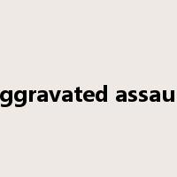 aggravated assault是什么意思