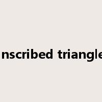 inscribed triangle是什么意思