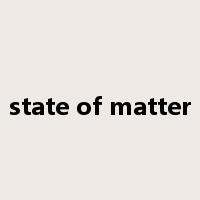 state of matter是什么意思