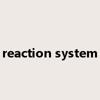 reaction system是什么意思