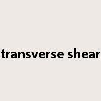 transverse shear是什么意思