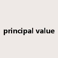 principal value是什么意思