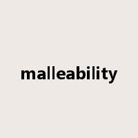 malleability是什么意思