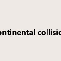 continental collision是什么意思