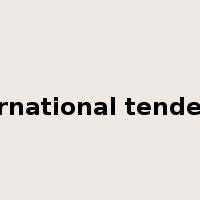 international tendering是什么意思
