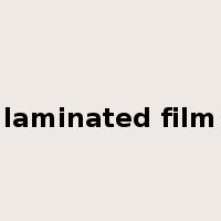 laminated film是什么意思