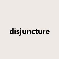 disjuncture是什么意思
