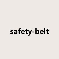 safety-belt是什么意思