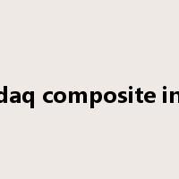 nasdaq composite index是什么意思