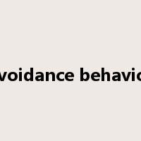 avoidance behavior是什么意思