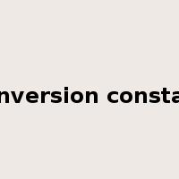 conversion constant是什么意思