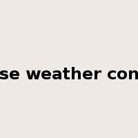 adverse weather condition是什么意思