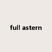 full astern是什么意思