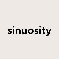 sinuosity是什么意思
