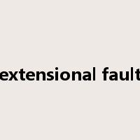 extensional fault是什么意思