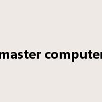 master computer是什么意思