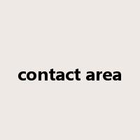 contact area是什么意思