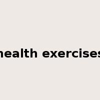 health exercises是什么意思