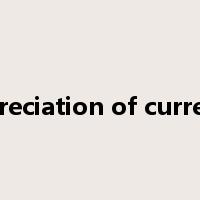 appreciation of currency是什么意思
