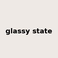 glassy state是什么意思