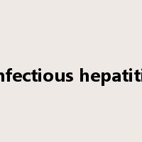 infectious hepatitis是什么意思