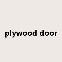 plywood door是什么意思