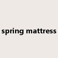 spring mattress是什么意思