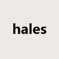 hales是什么意思