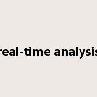 real-time analysis是什么意思