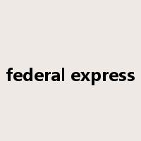 federal express是什么意思