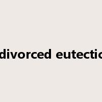 divorced eutectic是什么意思