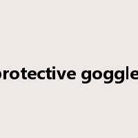 protective goggles是什么意思