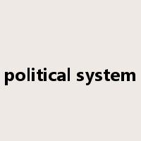 political system是什么意思