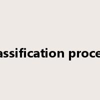 classification process是什么意思