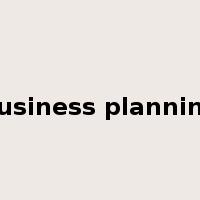 business planning是什么意思