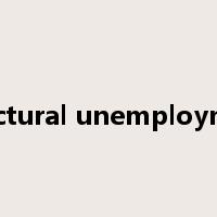 structural unemployment是什么意思