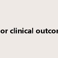 poor clinical outcome是什么意思