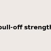 pull-off strength是什么意思